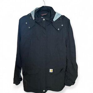 Carhartt Women's Hooded Shoreline Jacket Size Large Black